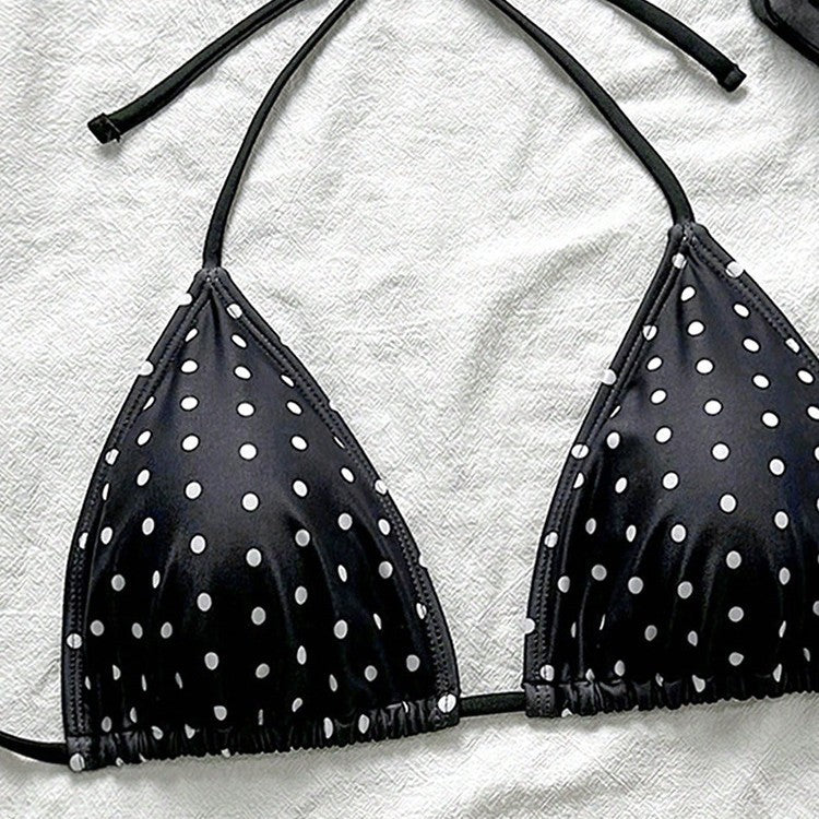 Damen Triangel-Bikinioberteil mit lässigen BindShopnoryändern