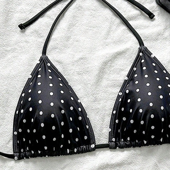 Damen Triangel-Bikinioberteil mit lässigen BindShopnoryändern