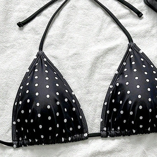 Damen Triangel-Bikinioberteil mit lässigen BindShopnoryändern