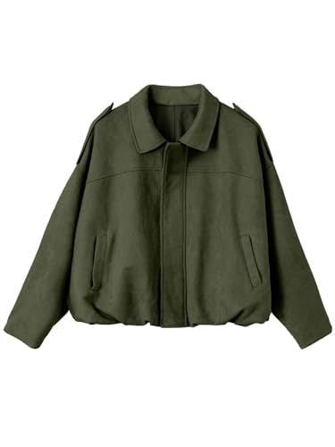 Damen Modische und luftige Oversized Jacke