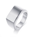 Herren Siegelring mit modernem, geometrischem Design Shop Nory