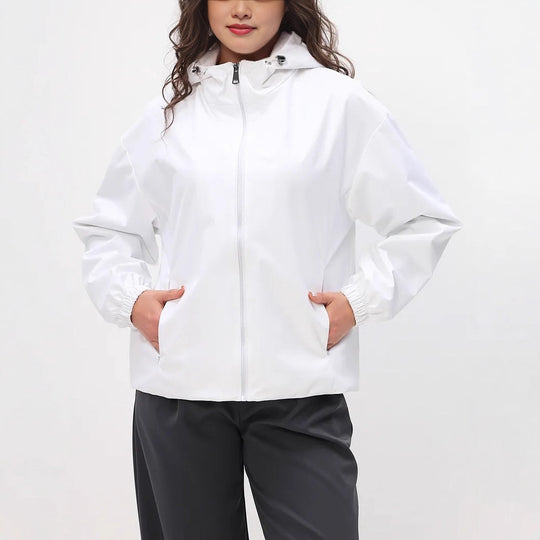 Damen Leichte Freizeitjacke mit Kapuze