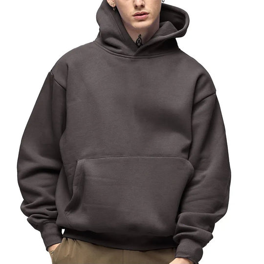 Unisex nan klassischer Kapuzenpullover mit Kängurutasche und weichem Baumwollfleece Shop Nory