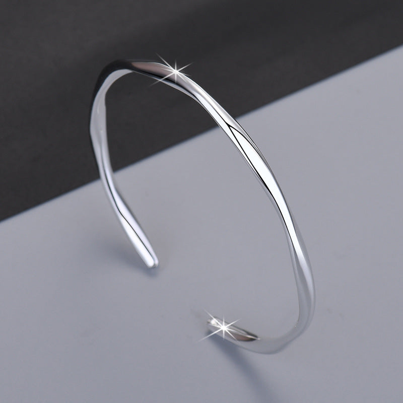 Damen Offene Armreife mit geschwungenem Design Shop Nory