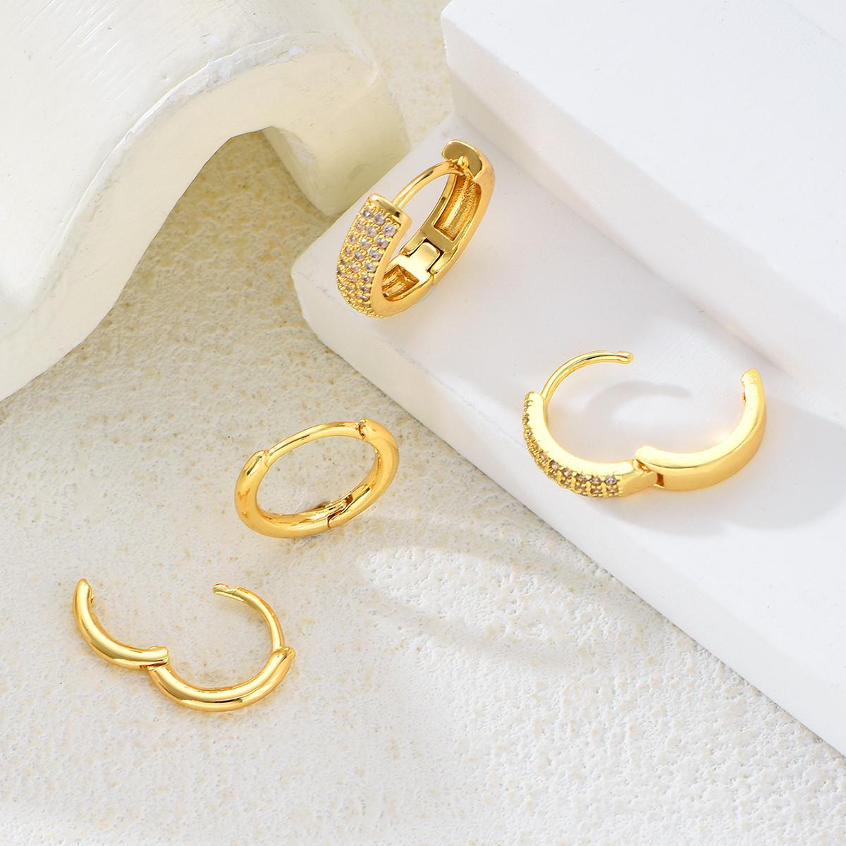 Damen Ohrschmuck Set mit funkelnden Zirkonia-Elementen Shop Nory