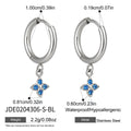 Damen Ohrhänger mit stilvollem Kreuzdesign und funkelnden Zirkonia Shop Nory
