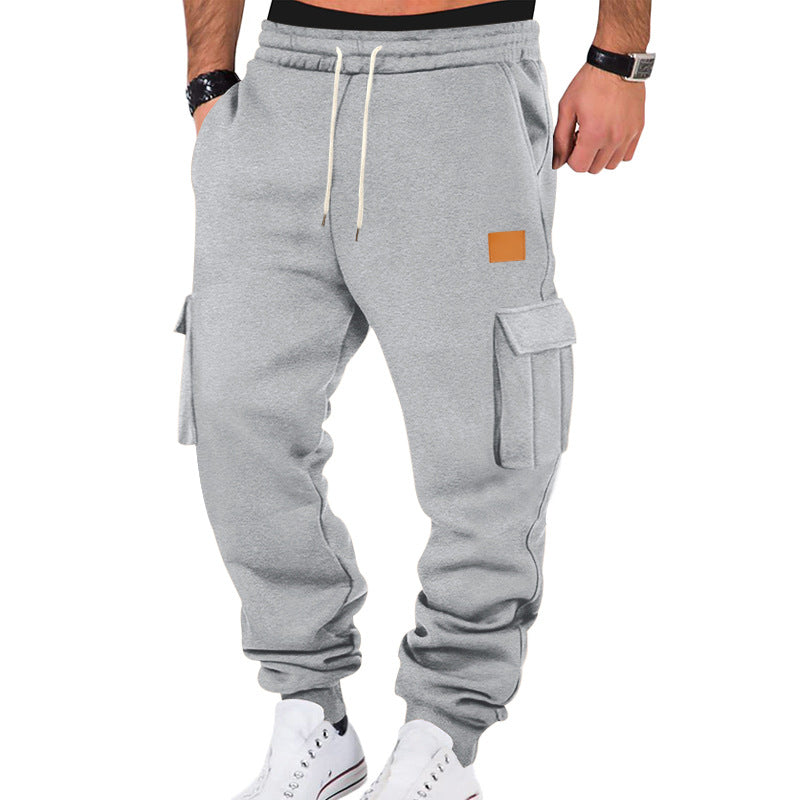 Herren Cargo-Sweatpants mit praktischen Seitentaschen und elastischem Bund