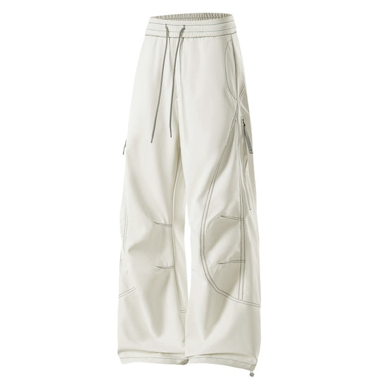 Herren Baggy Cargohose mit Elastikbund, Multifunktionstaschen und verstellbarem Saum Shop Nory