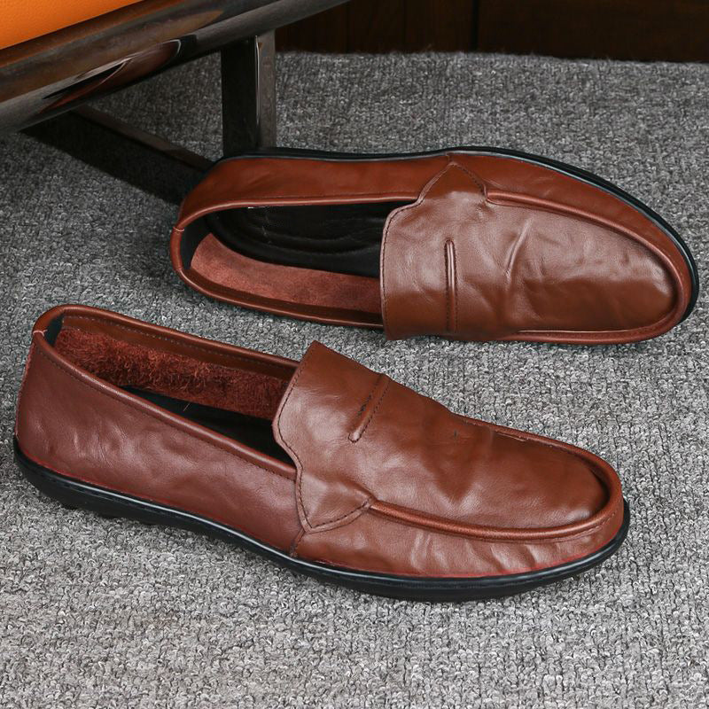 Herren elegante Mokassins aus hochwertigem Leder Shopnory