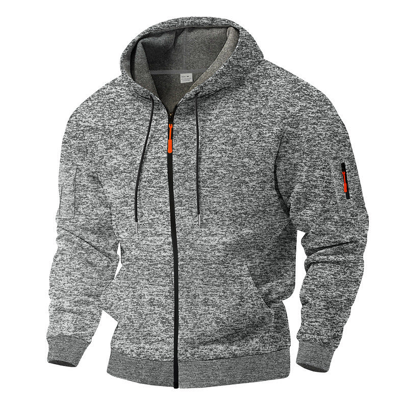 Herren nan Kapuzenjacke mit durchgehendem Reißverschluss und Thermofutter Shop Nory