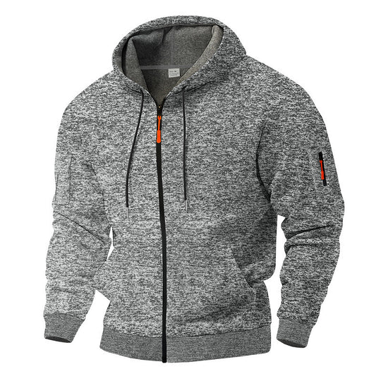 Herren nan Kapuzenjacke mit durchgehendem Reißverschluss und Thermofutter Shop Nory