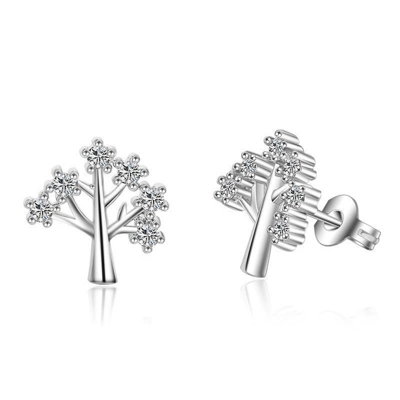 Damen Ohrstecker im originellen Baumdesign Shop Nory