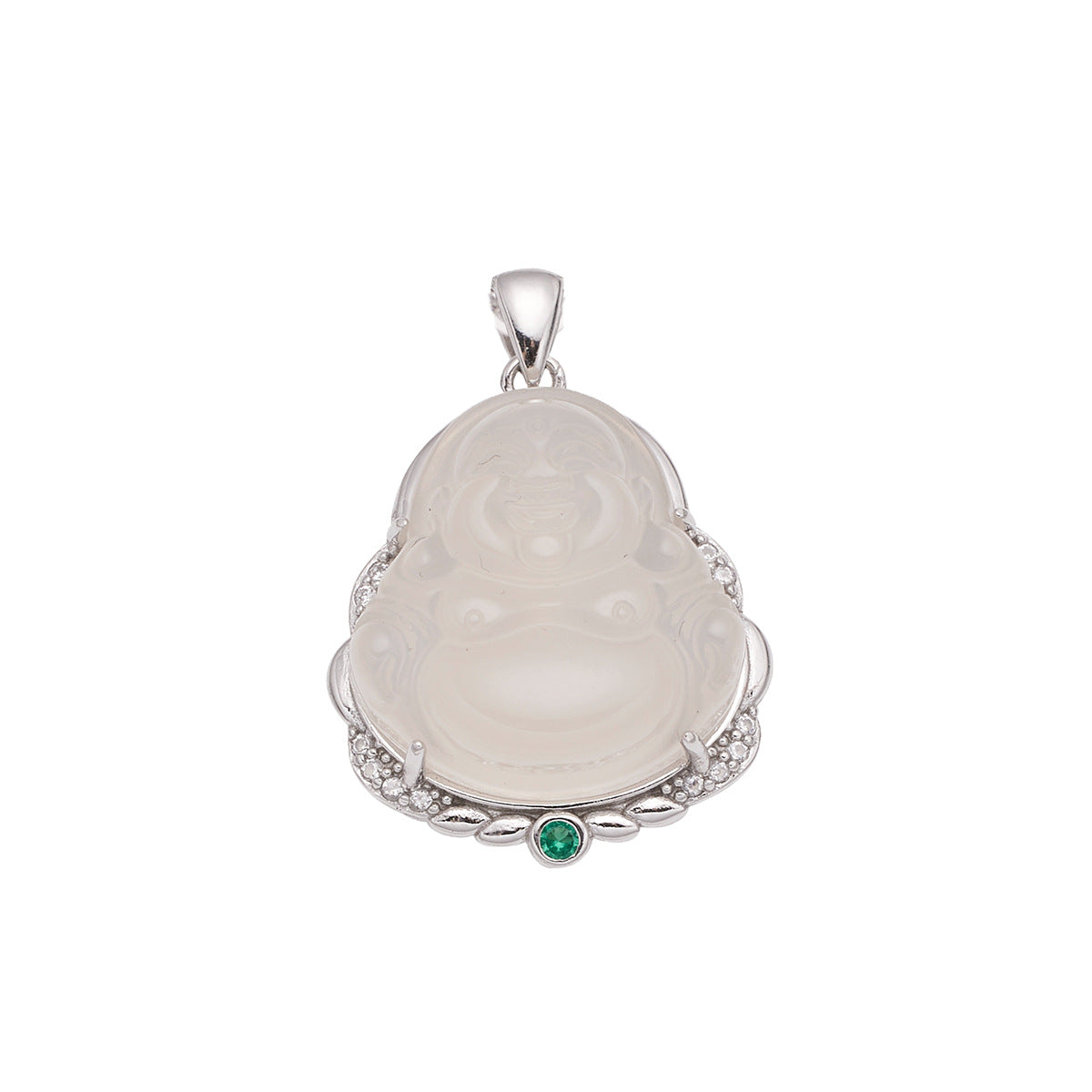 Damen Anhänger mit Buddha-Motiv aus hochwertigem Halbedelstein Shop Nory