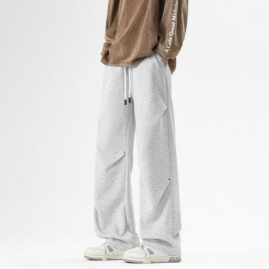Herren Weite Baggy-Sweathose mit Kordelzug und elastischem Beinabschluss Shop Nory