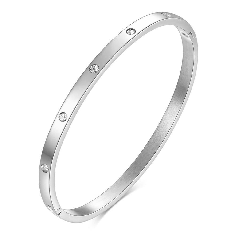 Damen Armreif mit funkelnden Zirkonia-Details Shop Nory
