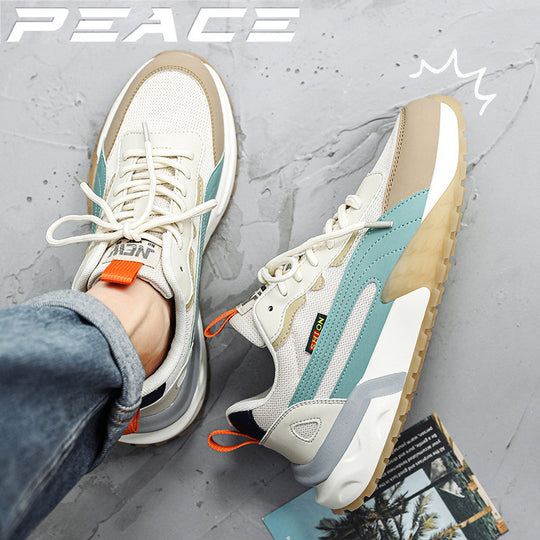 Herren Retro-Outdoor-Sneaker mit profiliertem Trail-Laufsohle und atmungsaktivem Mesh Shopy Nory