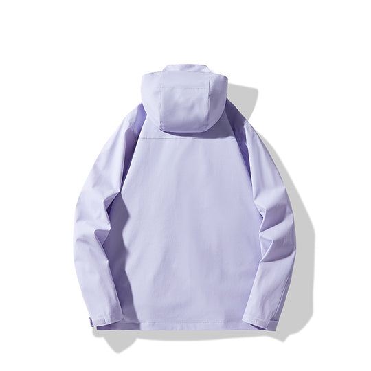 Herren Technische wasserdichte Kapuzen-Shelljacke im minimalistischen Urban-Look Shop Nory