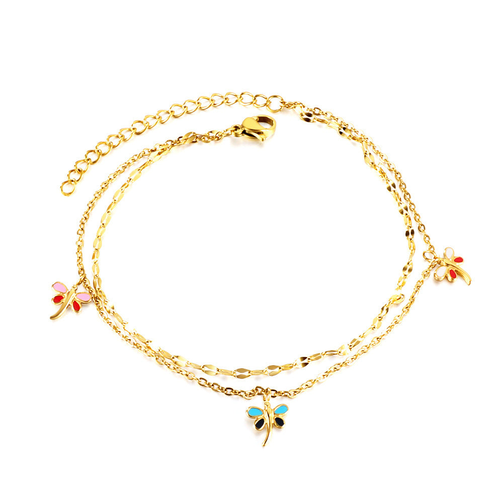 Damen Armband mit bezauberndem Marienkäfer-Motiv und filigranem Design Shop Nory