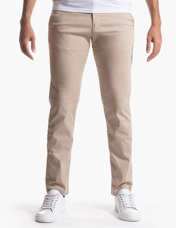 Herren Slim-Fit Chinohose aus atmungsaktivem Material