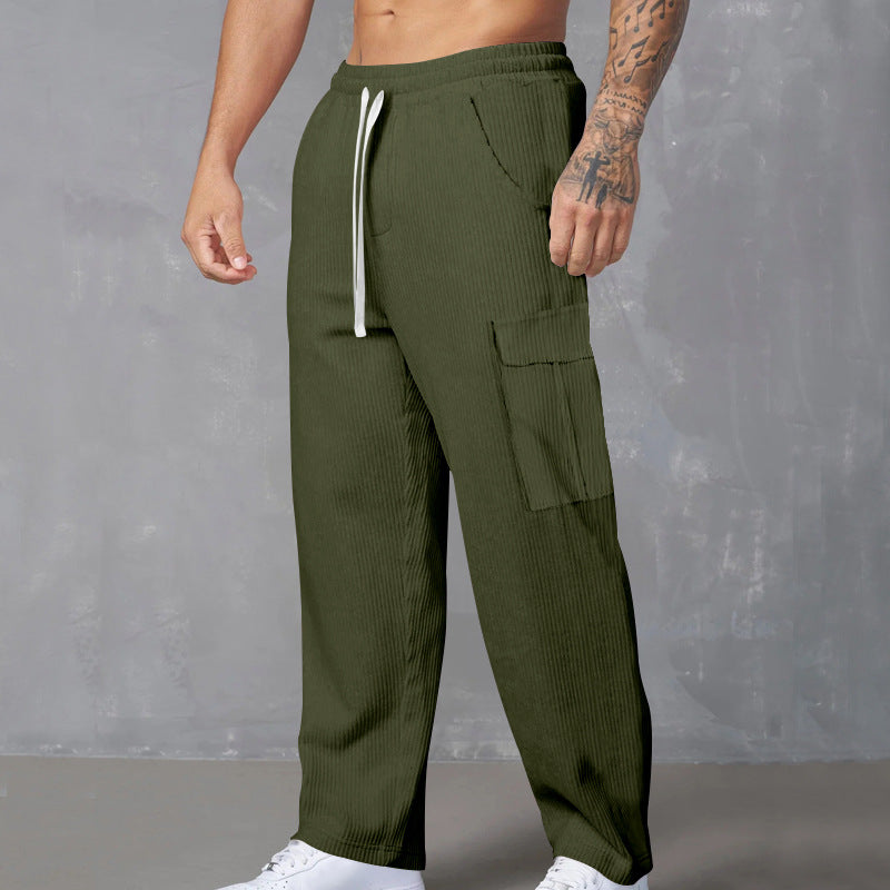 Herren Cargohose mit elastischem Bund und praktischen Taschen