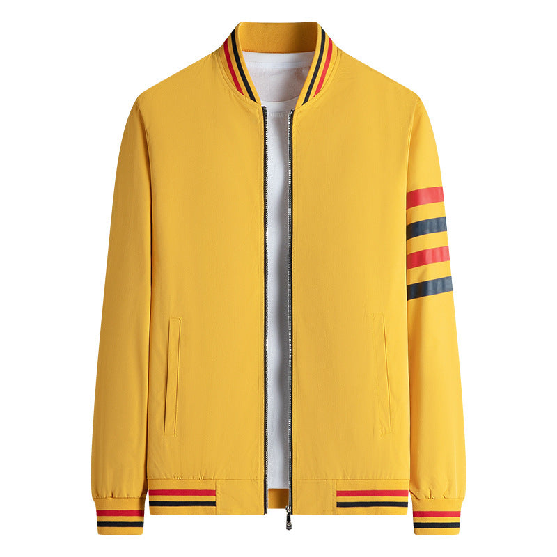 Herren Sportliche Übergangsjacke mit Stehkragen und seitlichen Reißverschlusstaschen Shop Nory
