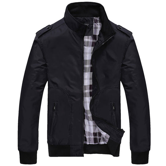 Herren Übergangsjacke mit hohem Kragen Shop Nory