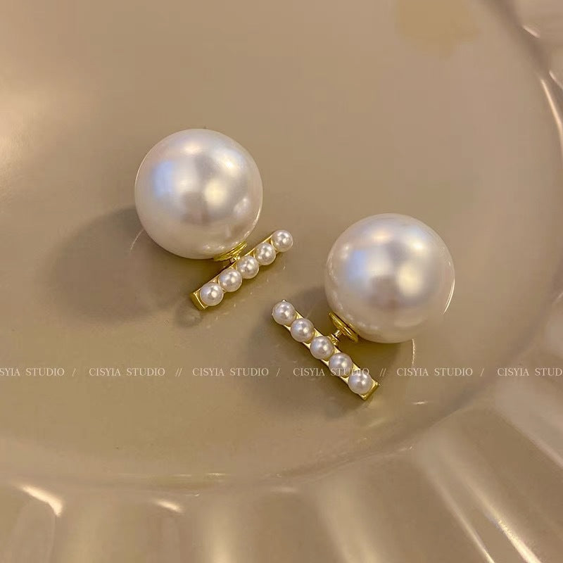 Damen Ohrstecker mit luxuriösen Perlenakzenten und elegantem Design Shop Nory