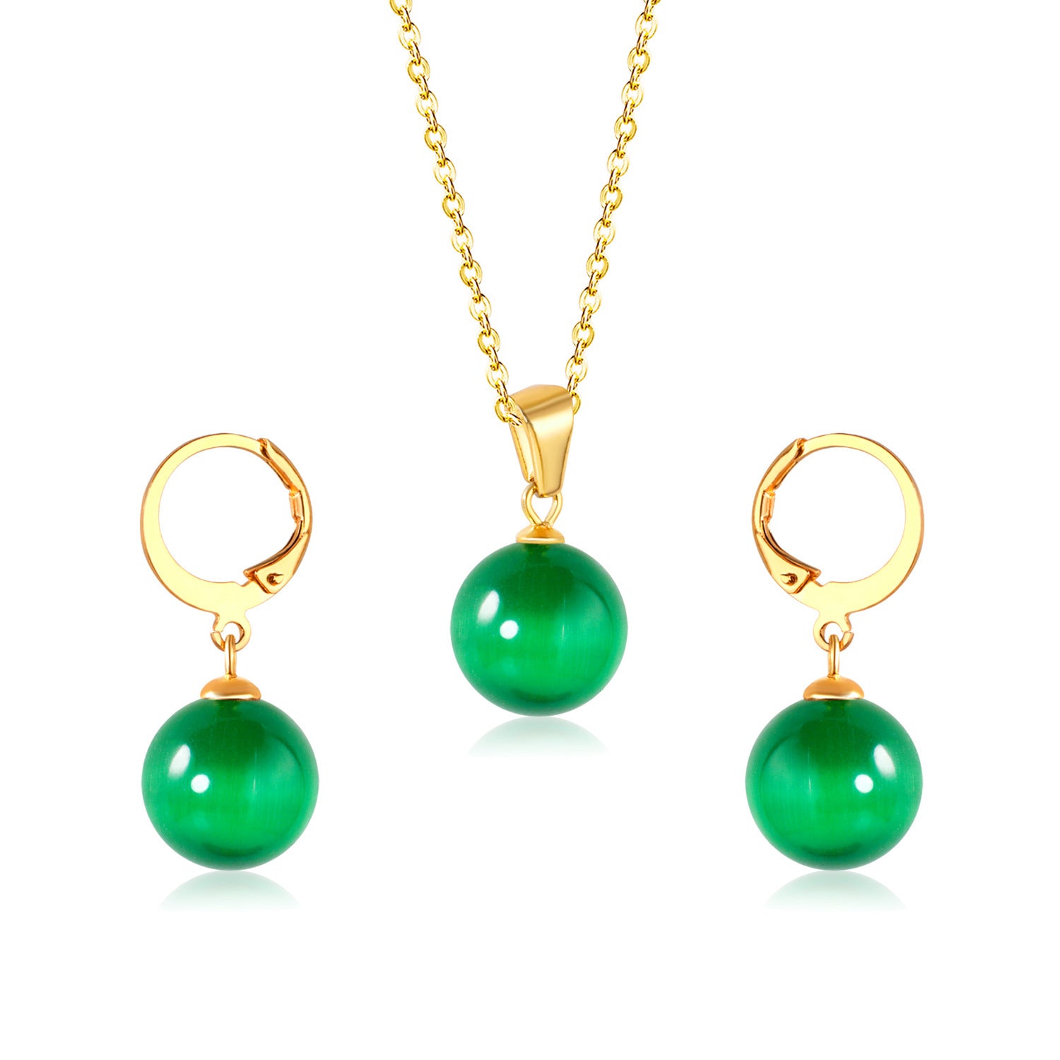 Damen Schmuckset mit eleganten Perlenanhängern Shop Nory