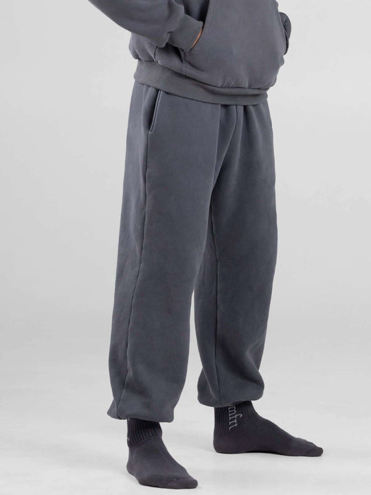 Damen nan lässige Sweatpants mit hohem Bund, seitlichen Eingrifftaschen und elastischen Bündchen Shop Nory