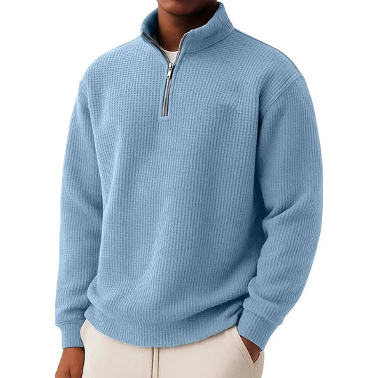 Herren Hochwertiger Pullover mit Reißverschluss Shop Nory