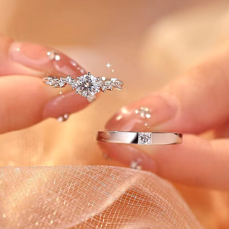 Damen minimalistischer Ring mit funkelndem Zirkonia Shop Nory