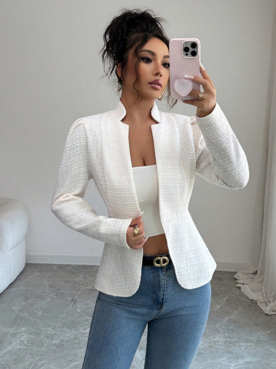 Damen Elegante und zeitlose Blazerjacke