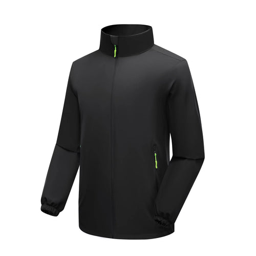 Herren Leichte Softshell‑Regenjacke mit hohem Stehkragen und winddichter Mikrofaserschale Shop Nory
