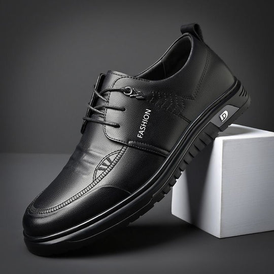Herren Elegante Schnürschuhe aus hochwertigem Leder mit rutschfester Sohle