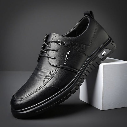 Herren Elegante Schnürschuhe aus hochwertigem Leder mit rutschfester Sohle