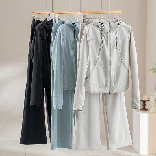 Damen Leichte Softshell-Outdoorjacke mit Kapuze und Zwei-Wege-Reißverschluss Shop Nory