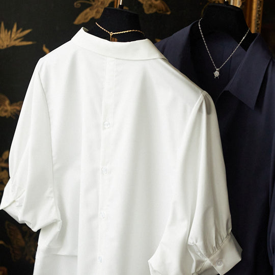 Damen Elegante Bluse mit Übergrößen und weiten Ärmeln Shop Nory
