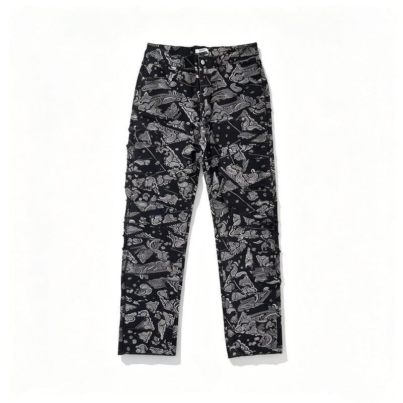 Herren Modische Cargo-Hose mit vielseitigem Muster Shop Nory