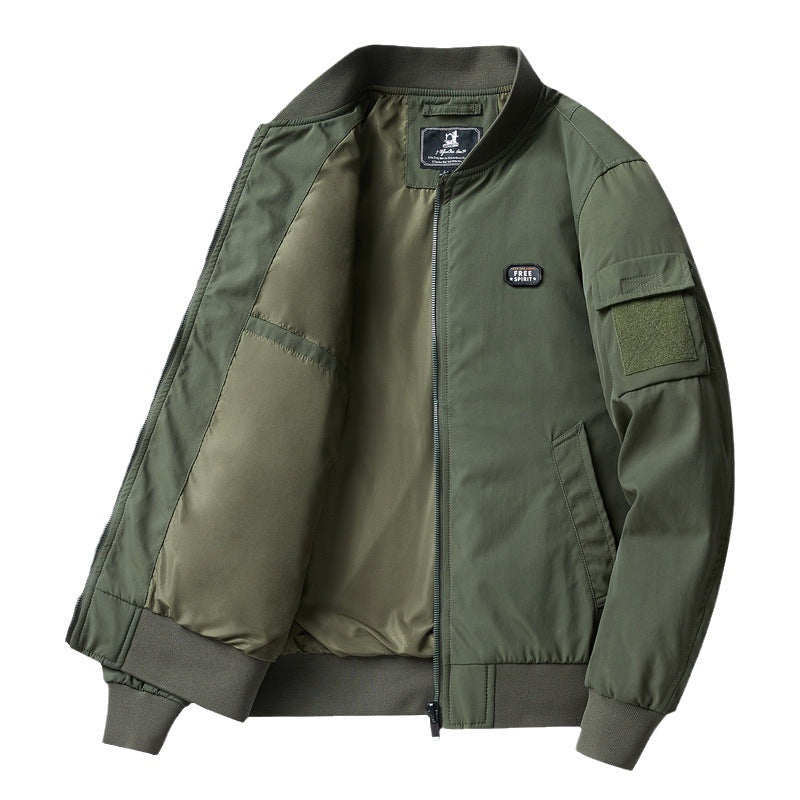 Herren Kurzblouson im Aviator‑Minimalstil mit Multifunktions‑Ärmeltasche Shop Nory