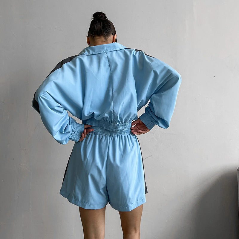 Damen Sportliche Kurzjacke mit elastischem Bund