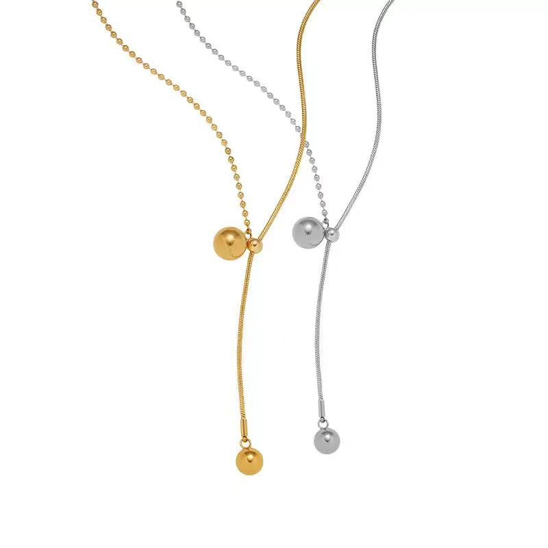 Damen Verstellbare Goldene Ketten Lariat Halskette Shop Nory