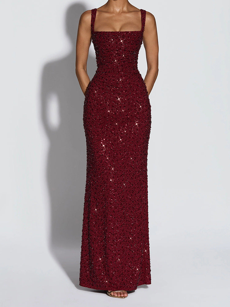 Damen glamouröses Abendkleid