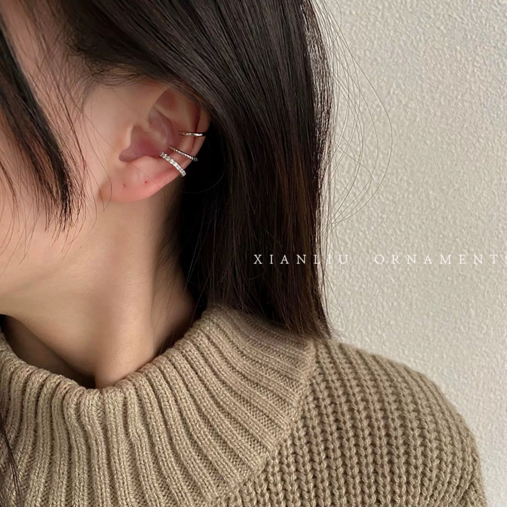 Damen Ohrstecker-Set mit funkelnden Akzenten und verschiedenen Designs Shop Nory