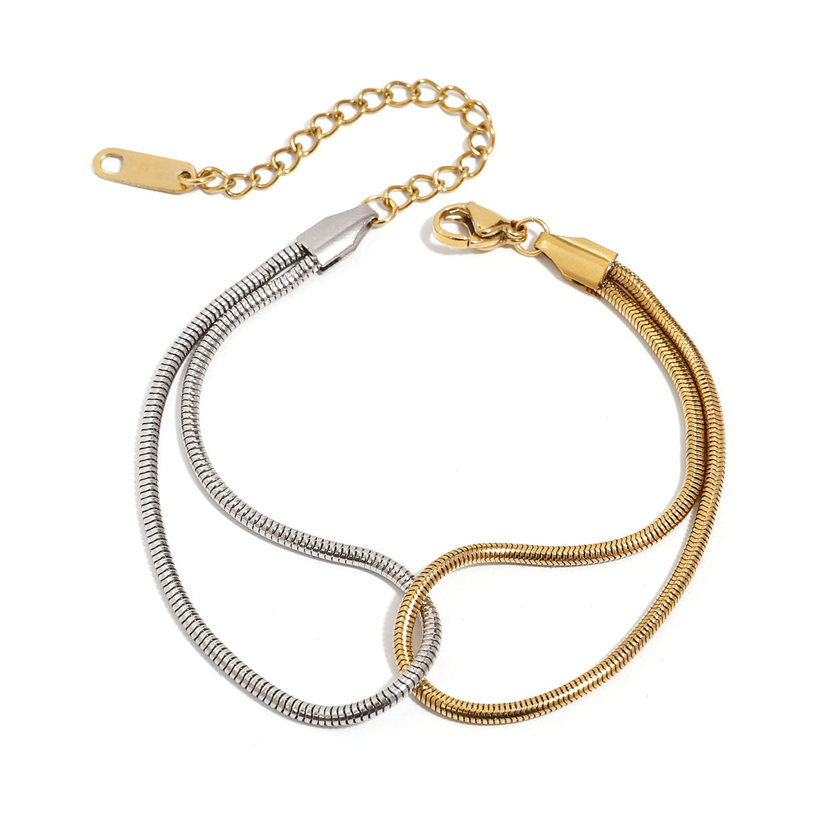 Damen Edelstahl Armband mit verstellbarem Kettenverschluss und robustem Design Shop Nory
