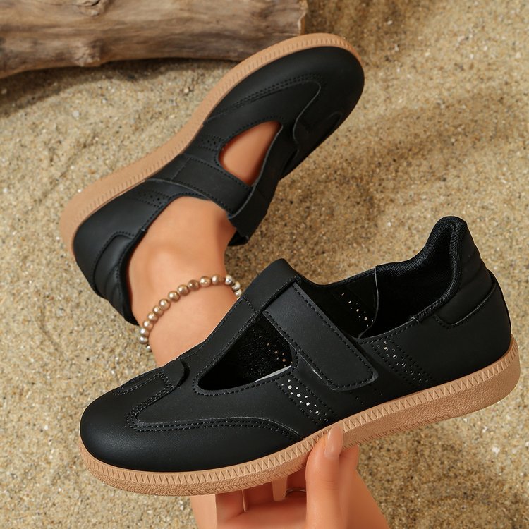Damen Mary-Jane-Sneaker mit Klettverschluss und gepolstertem Komfortfußbett Shop Nory