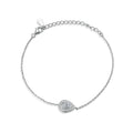 Damenarmband mit eleganter Tropfenform und funkelnden Zirkonia-Details Shop Nory