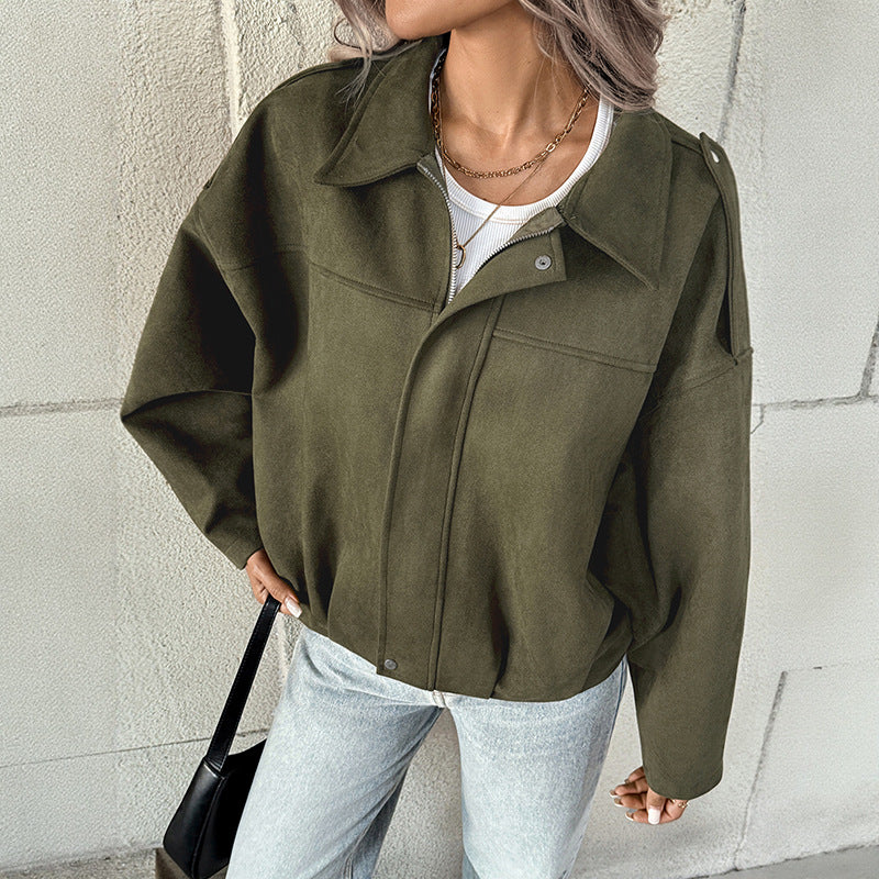 Damen Trendige Overshirt Jacke Shop Nory