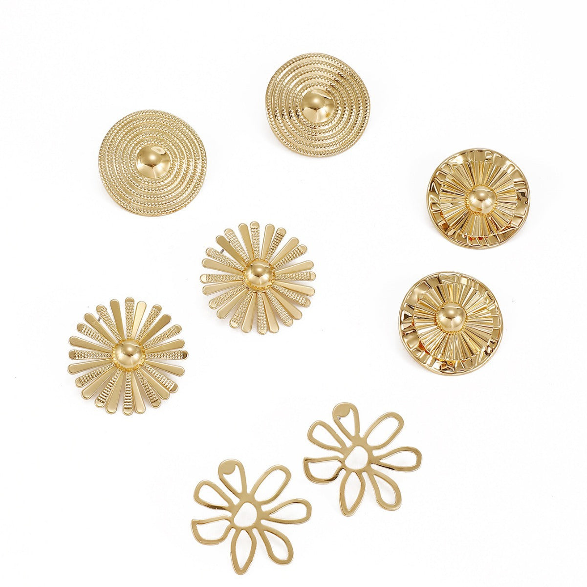 Damen Ohrringe im exklusiven Sonnenblumen-Stil Shop Nory