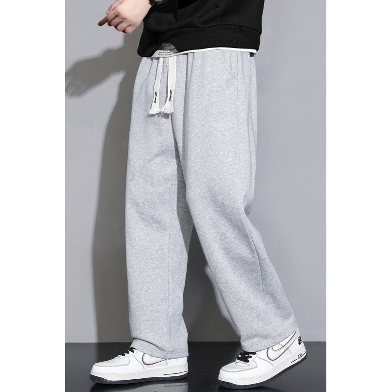 Herren Relaxed-Fit Jogginghose aus French-Terry mit weitem Bein und Tunnelzug Shop Nory