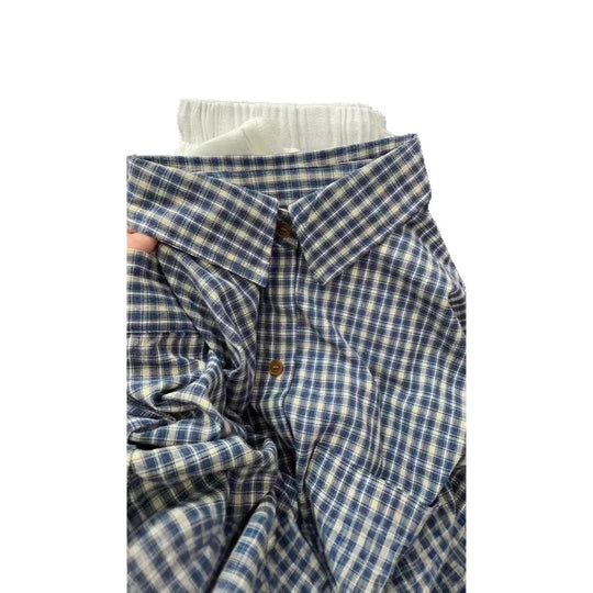 Herren Lässiges Karomusterlangarmhemd Shop Nory